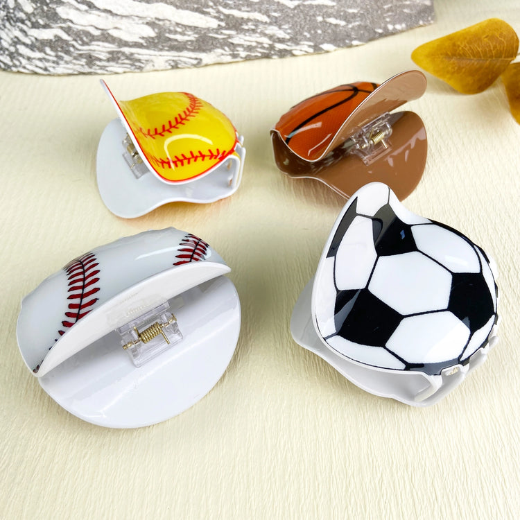 Soccer Claw Clip