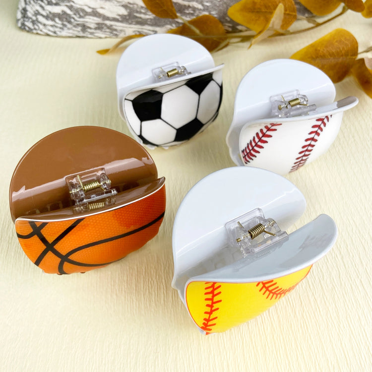 Soccer Claw Clip