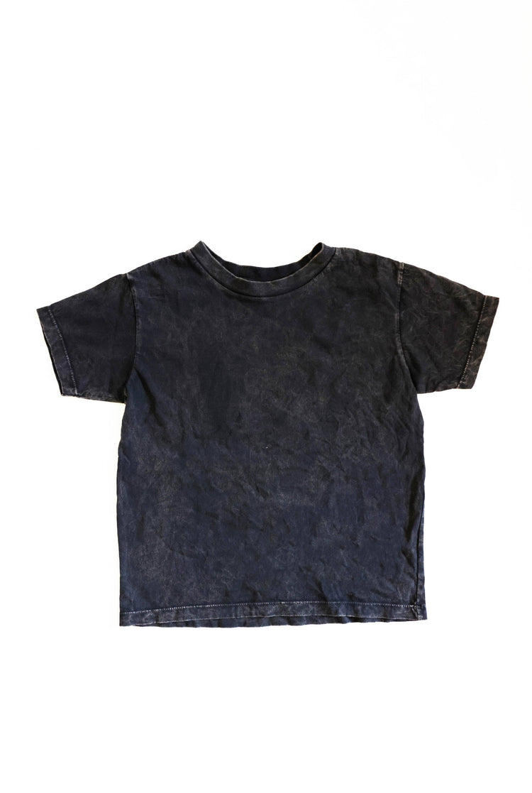 Black Acid wash Tees - Adult