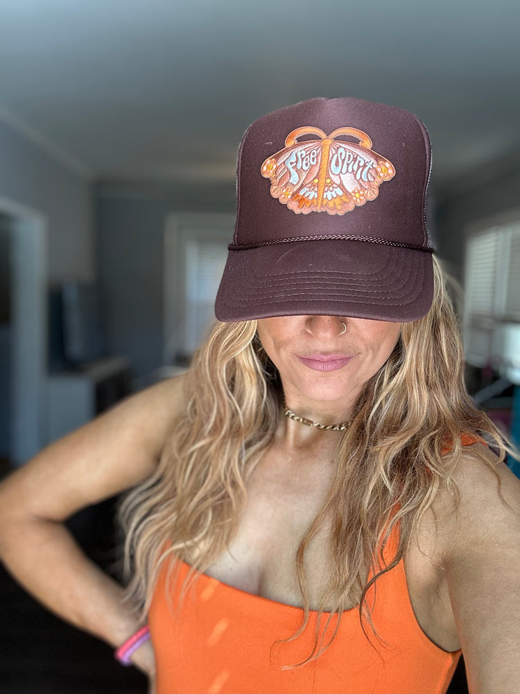 Free Spirit Patch Trucker Hat (adult)