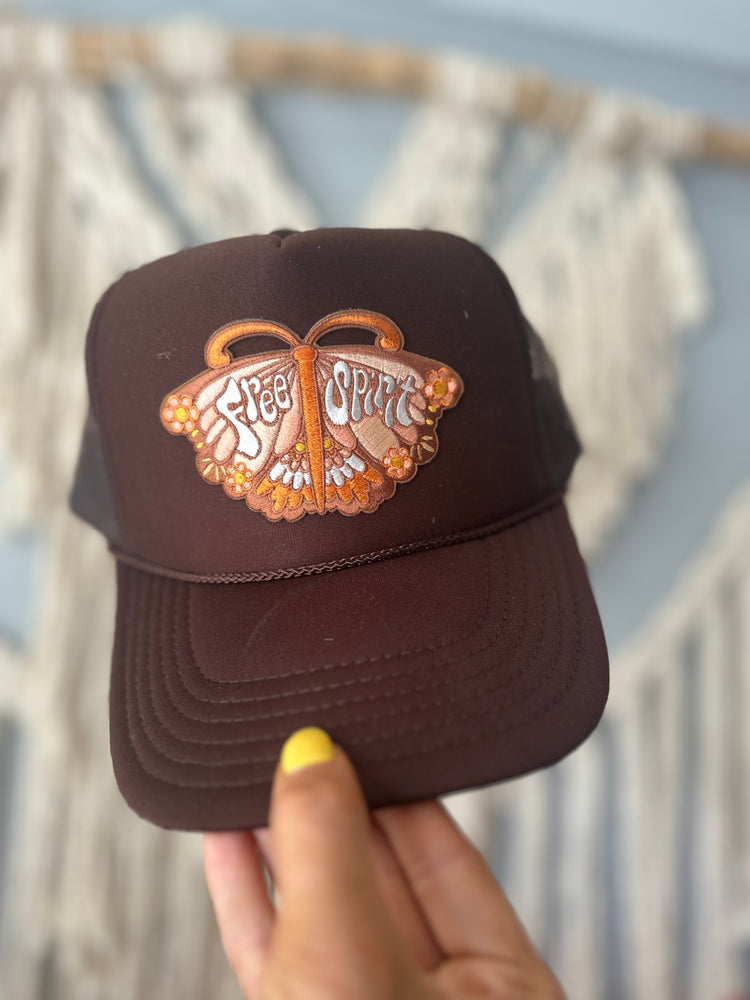 Free Spirit Patch Trucker Hat (adult)
