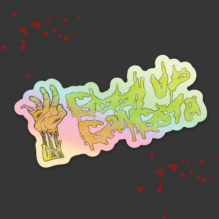 Giddy Up Gangsta Holographic Sticker