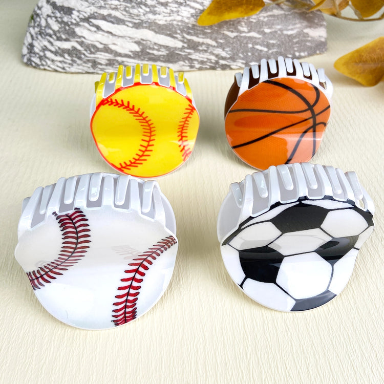 Soccer Claw Clip