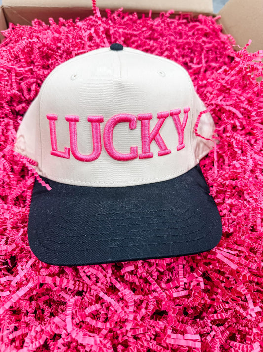 Lucky 3D Embroidery Hat