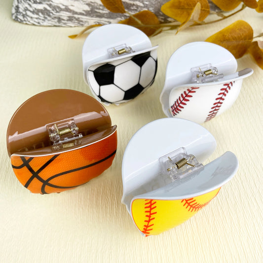 Soccer Claw Clip