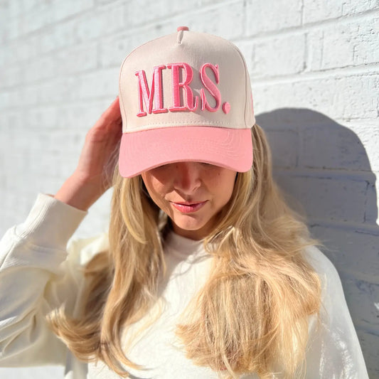Mrs Embroidered Hat