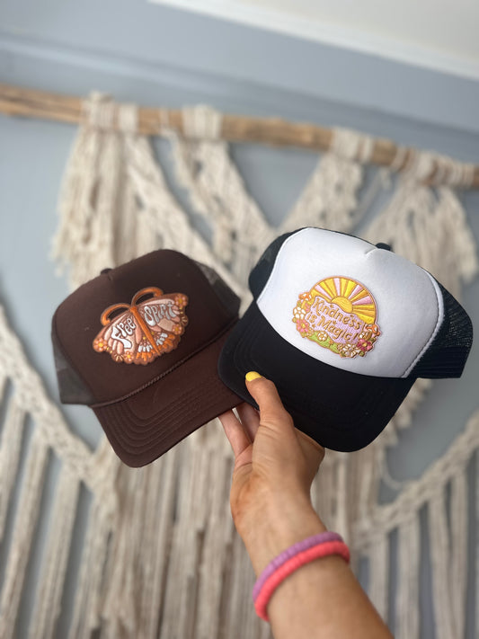 Free Spirit Patch Trucker Hat (adult)