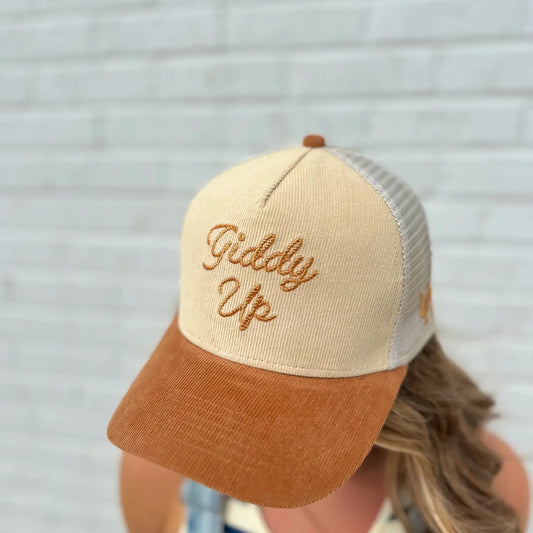 Giddy Up Embroidered Hat