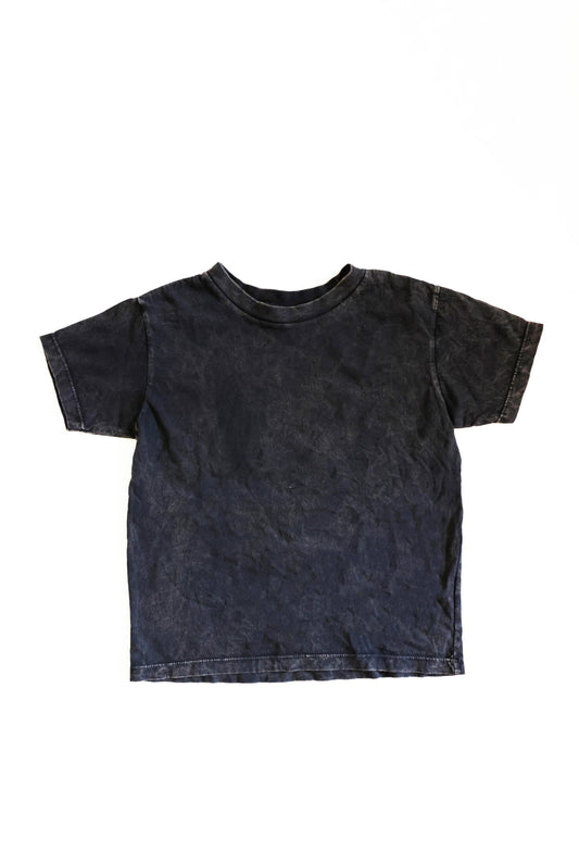 Black Acid wash Tees - Adult