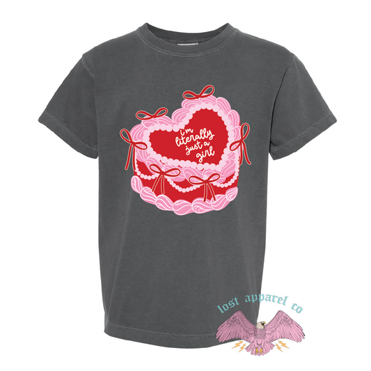 Literally Just a girl (kids Tees)