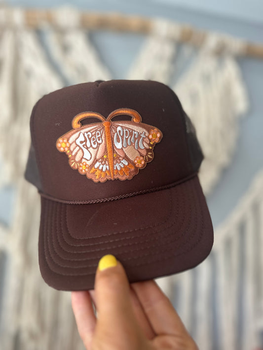 Free Spirit Patch Trucker Hat (adult)