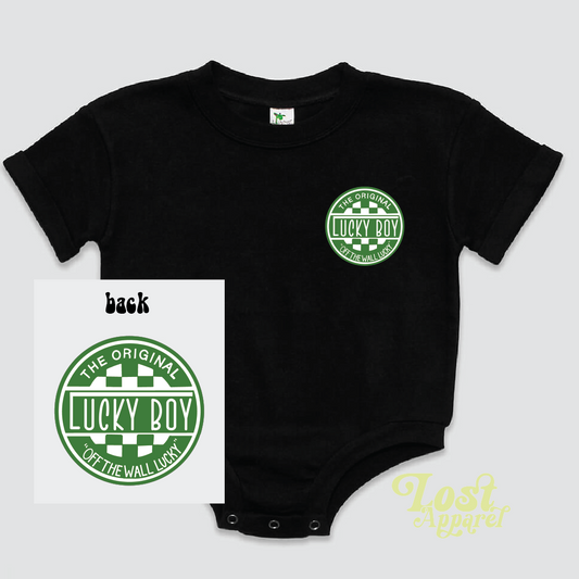 Lucky Boy (infant rompers)