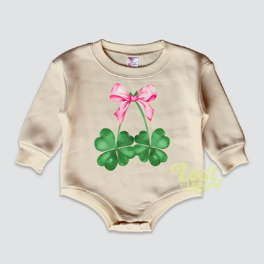 Lucky Clovers (infant rompers)