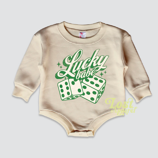 Lucky babe (infant rompers)